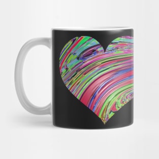 Plastic heart Mug